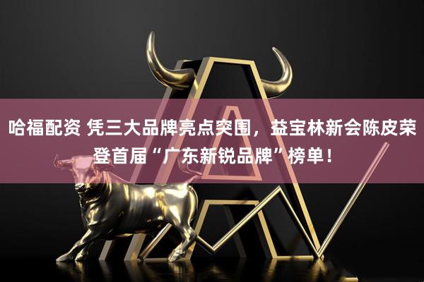 哈福配资 凭三大品牌亮点突围，益宝林新会陈皮荣登首届“广东新锐品牌”榜单！